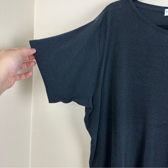 Valerie Steven II basic essential black blouse top plus size 1X - Picture 4 of 4